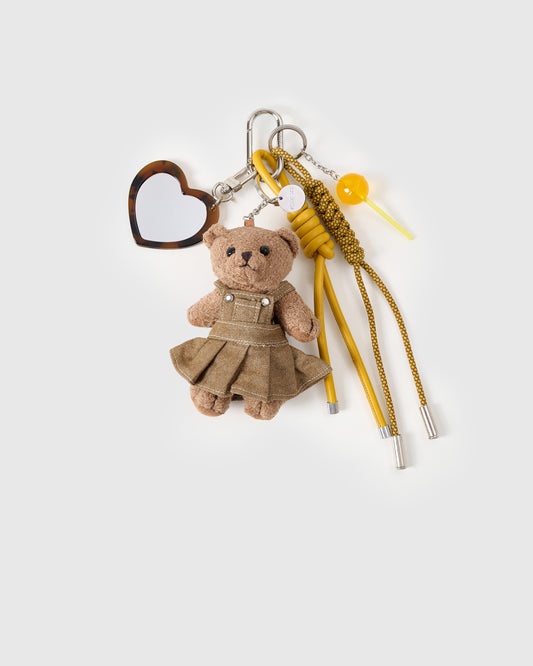 TEDDY IN DENIM STACK CHARM