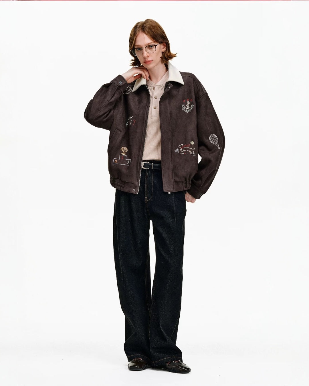 DACHSHUND EMBROIDERED JACKET