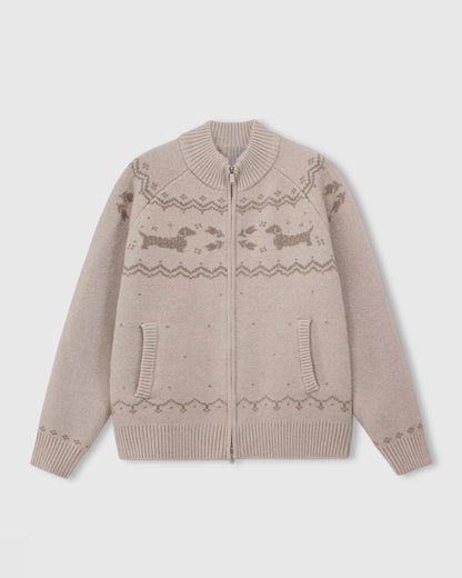 DACHSHUND HOLIDAY CARDIGAN