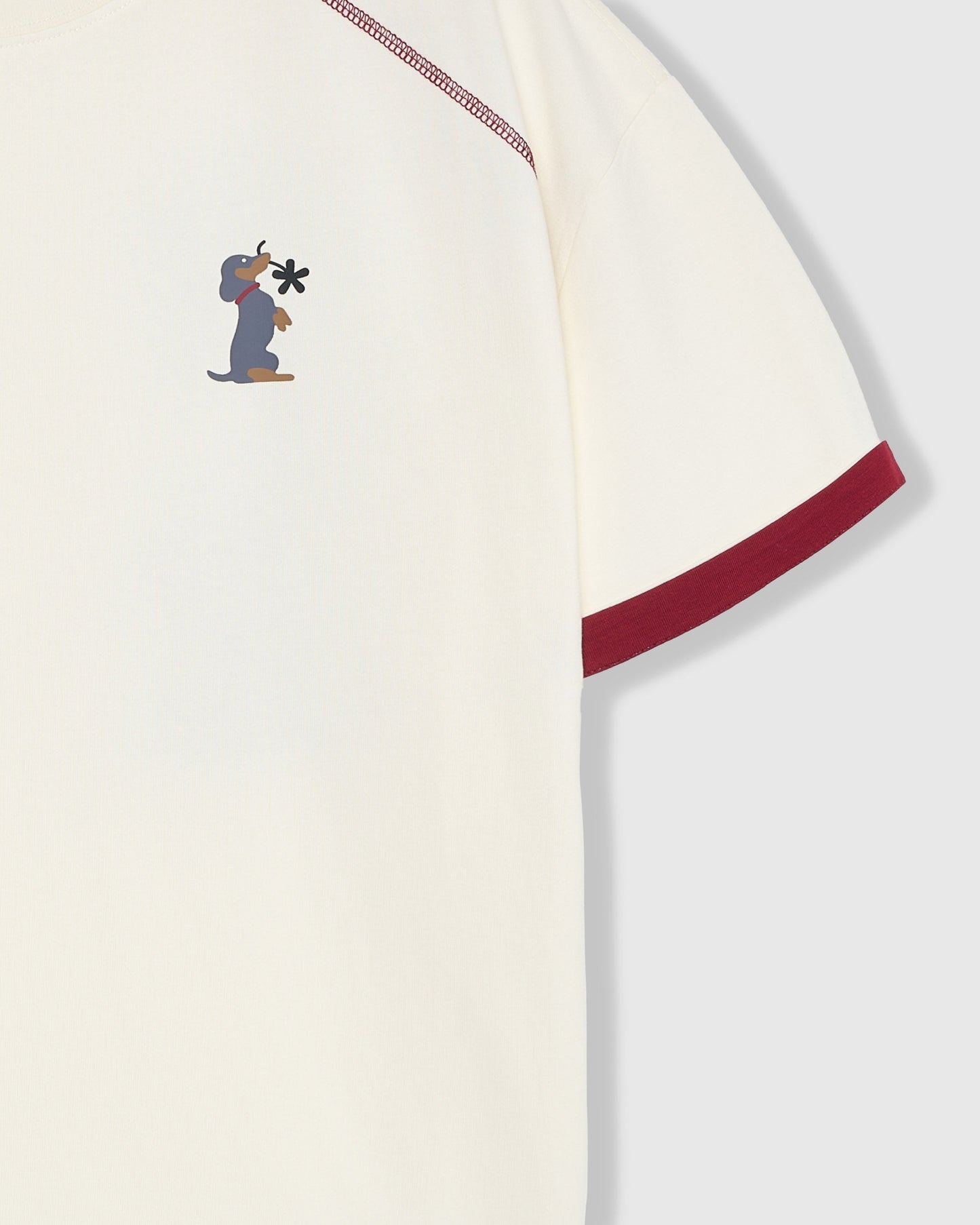 DACHSHUND BLOOM RINGER T-SHIRT