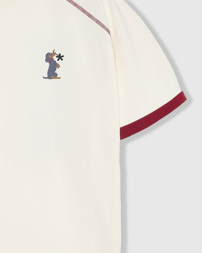 DACHSHUND BLOOM RINGER T-SHIRT