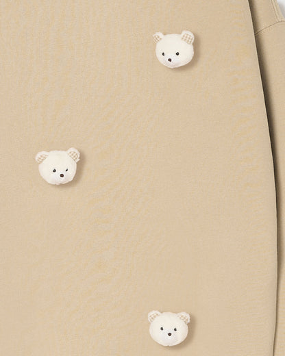 TEDDY CHECK-EAR SWEATSHIRT