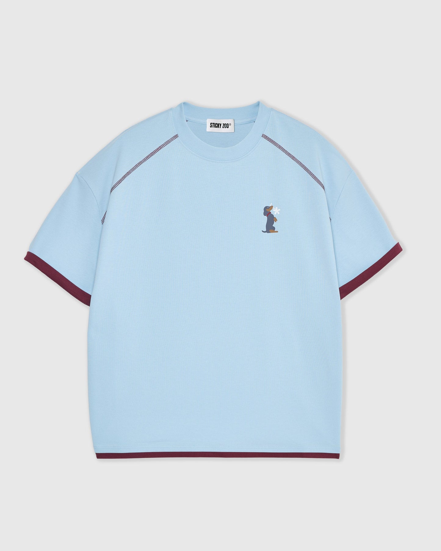 DACHSHUND BLOOM RINGER T-SHIRT