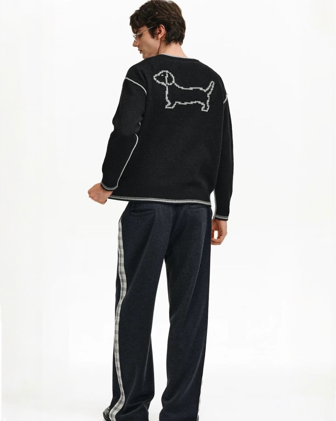 DACHSHUND PIXEL SWEATER