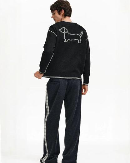DACHSHUND PIXEL SWEATER