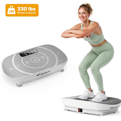 MERACH Vibration Plate Exercise Machine Whole Body Workout Power Vibrate Fitness Platform Vibration Plate Weight Loss & Shaping