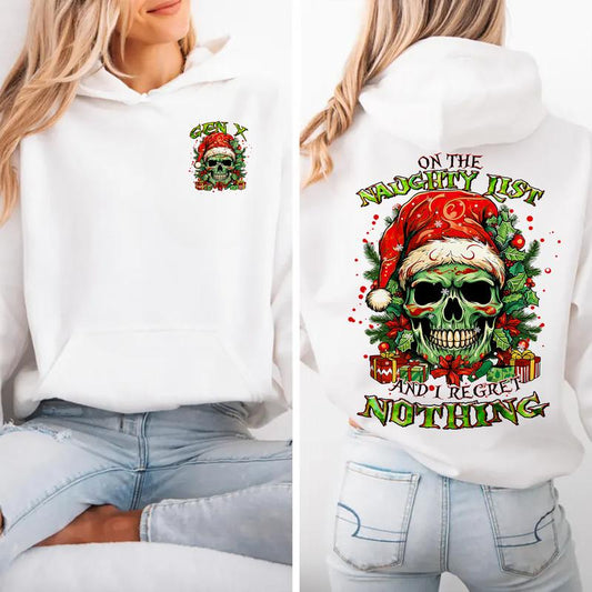 Custom Christmas Hoodie For Gen X Baby Boomers Millennial I Am The Storm Reaper FAFO Hoodie Raised on Hose Water and Neglect 100% Cotton Two-Sided Design Unisex Classic Fit Womenswear Love