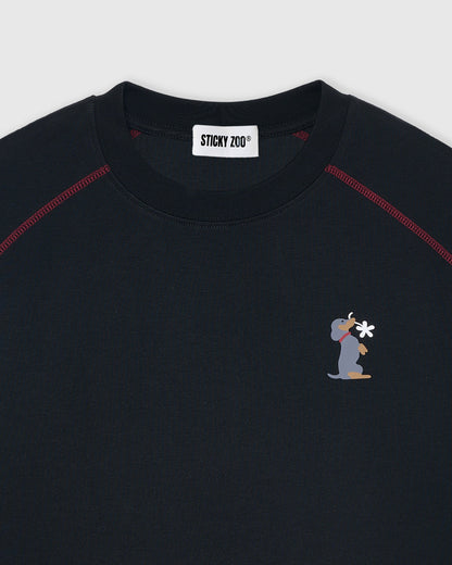 DACHSHUND BLOOM RINGER T-SHIRT
