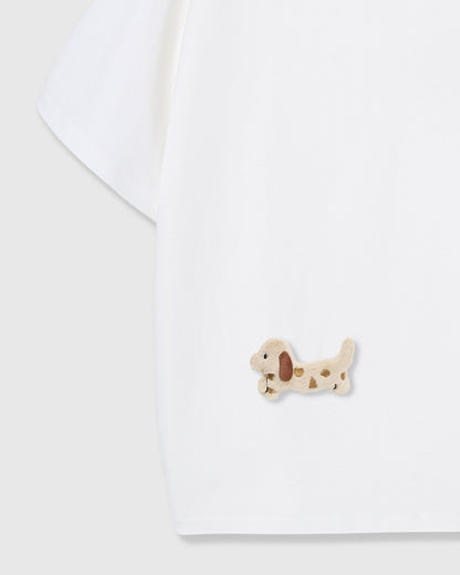 SPOTTY DASH DACHSHUND T-SHIRT