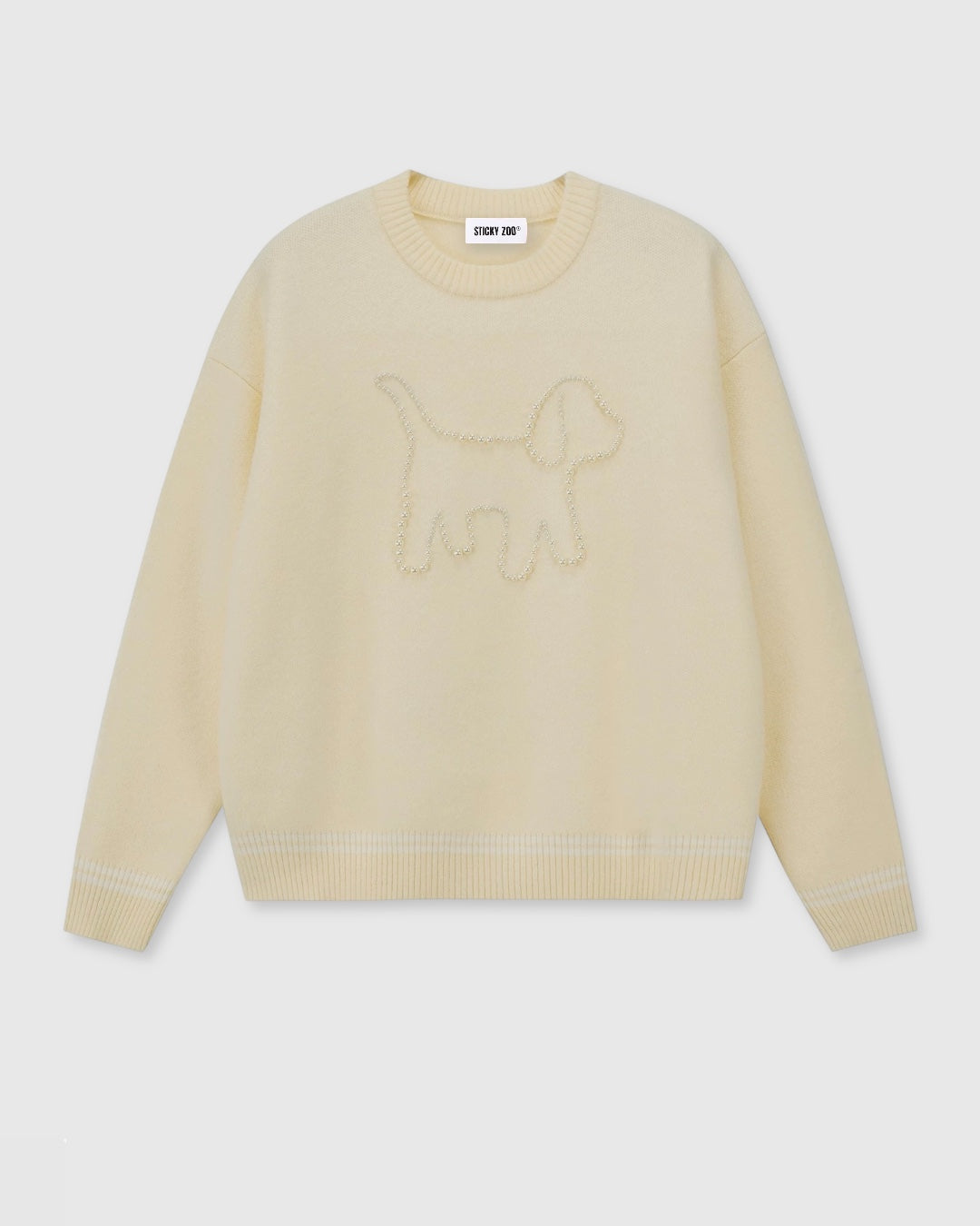 DACHSHUND PEARL SWEATER