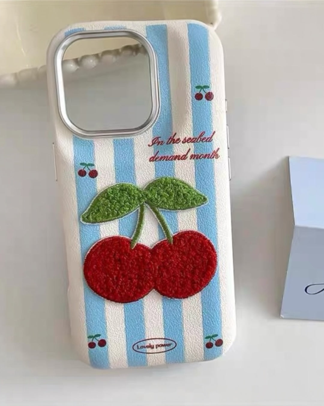 CHERRY STRIPE CASE
