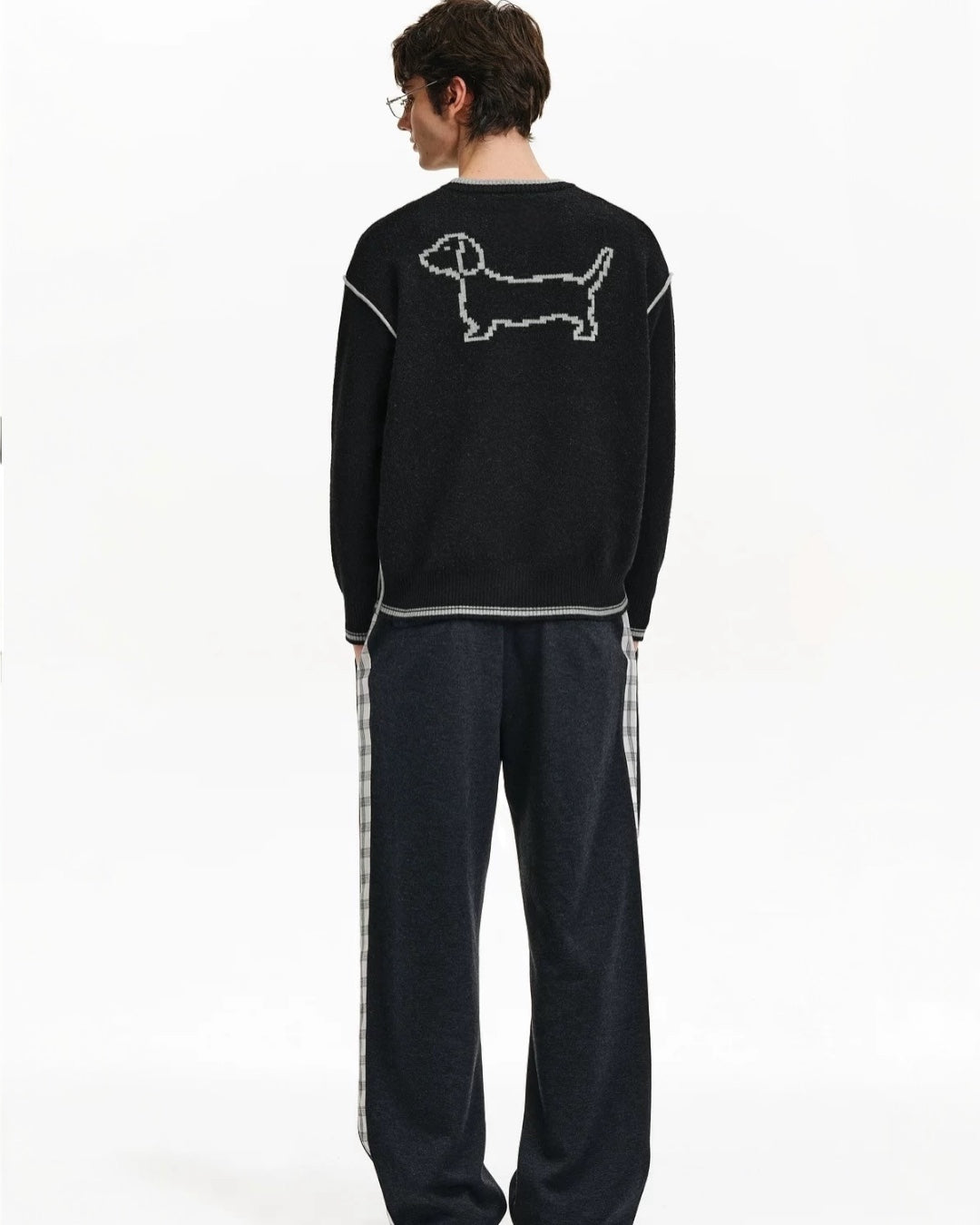 DACHSHUND PIXEL SWEATER