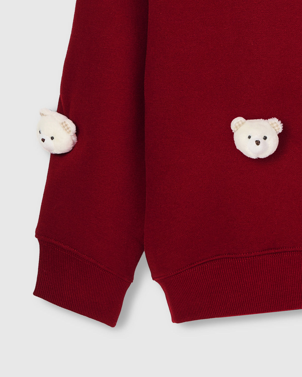 TEDDY CHECK-EAR SWEATSHIRT