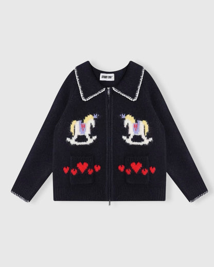 THE ROCKING HORSE CARDIGAN