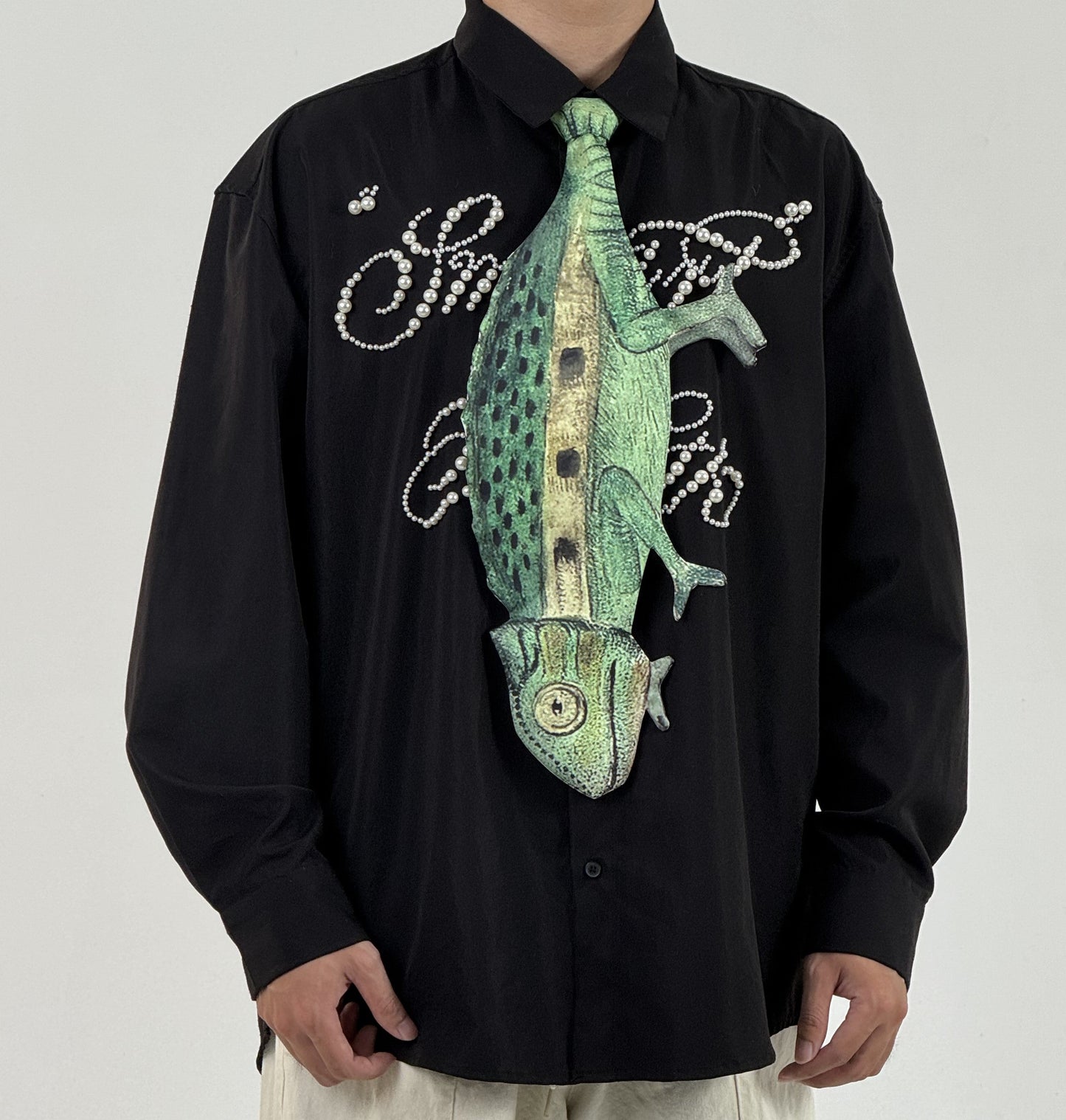 Animals Tie Shaped Novelty Tie, Chameleon Shaped Tie, Vintage Holiday Gift, Tie Gift, Tie Accessories