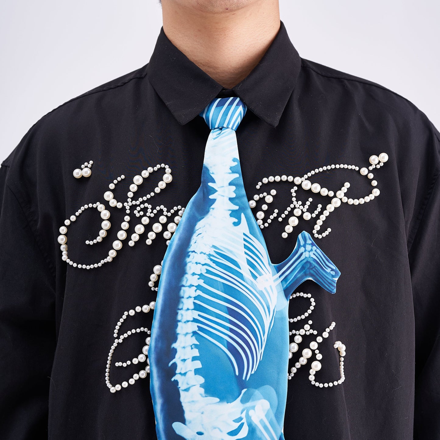 Animals Ties X-ray Chameleon Tie, Vintage Tie, Novelty Tie, Tie Accessories Holiday Gift, Tie Gift, Tie Accessories