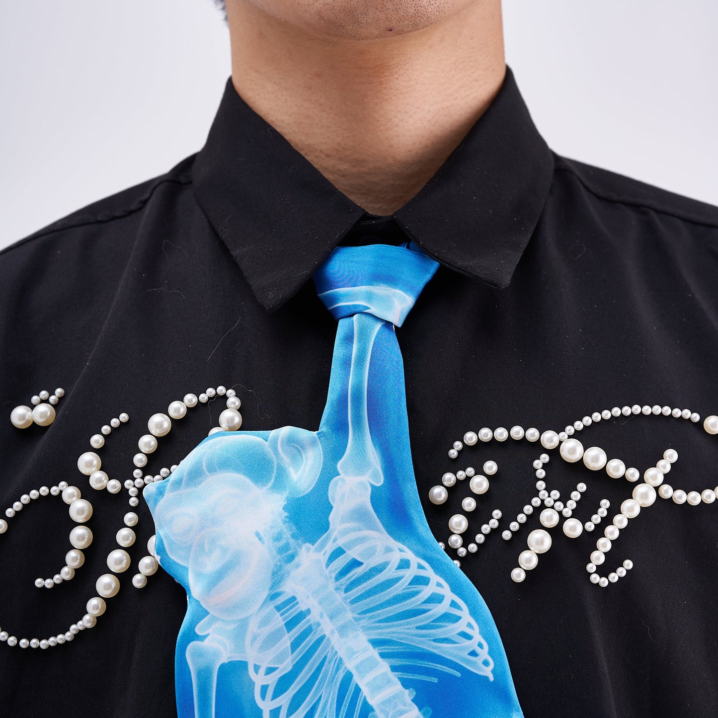 Animals Ties X-ray Monkey Tie, Vintage Tie, Novelty Tie, Tie Accessories Holiday Gift, Tie Gift, Tie Accessories