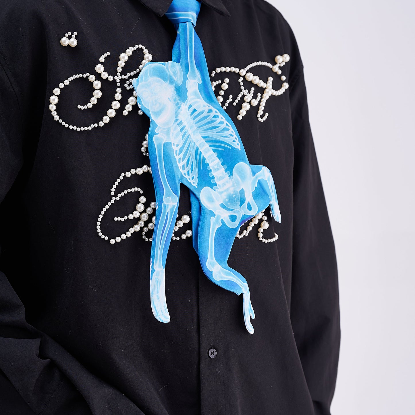 Animals Ties X-ray Monkey Tie, Vintage Tie, Novelty Tie, Tie Accessories Holiday Gift, Tie Gift, Tie Accessories