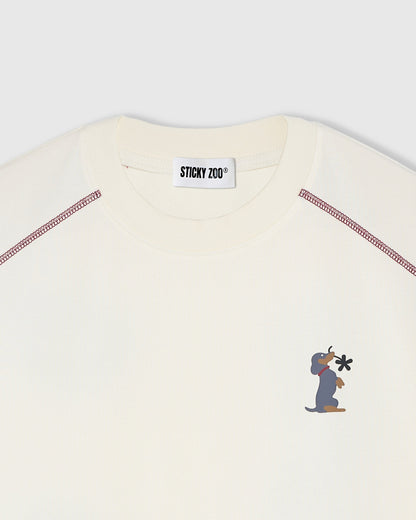 DACHSHUND BLOOM RINGER T-SHIRT