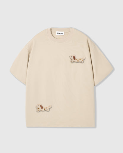 SPOTTY DASH DACHSHUND T-SHIRT