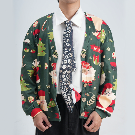 Christmas Novelty Spotted Eel Tie – Animals Shape Necktie – Funny Holiday Gift for Men