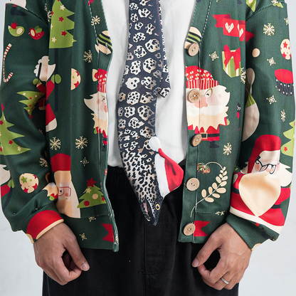 Christmas Novelty Spotted Eel Tie – Animals Shape Necktie – Funny Holiday Gift for Men