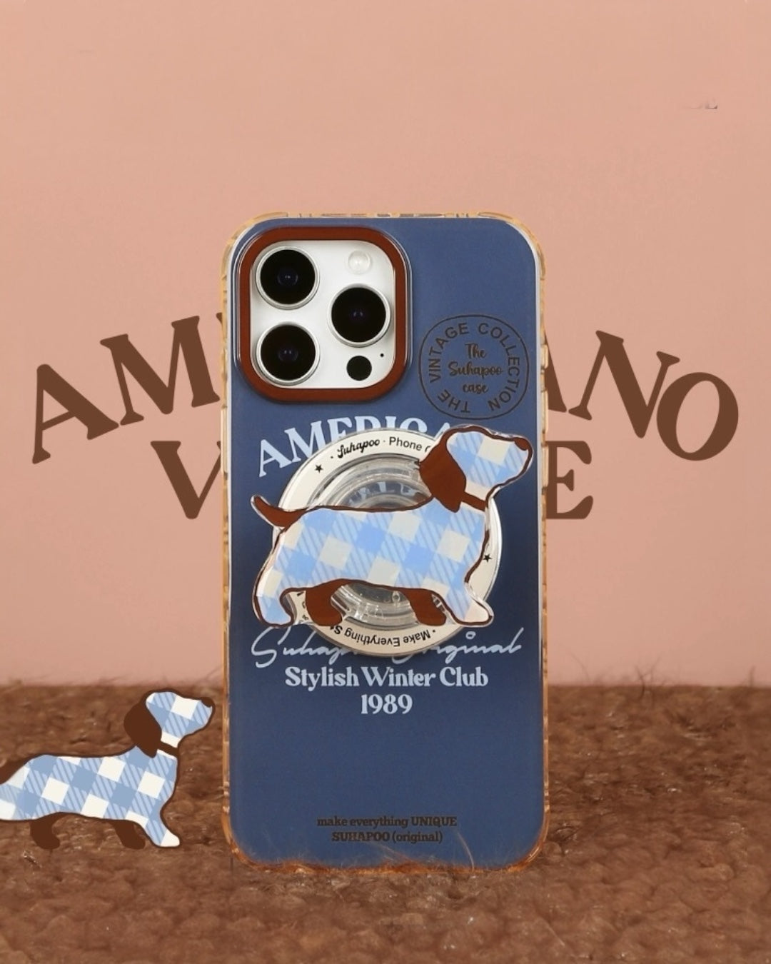 AMERICANO VINTAGE DACHSHUND CASE