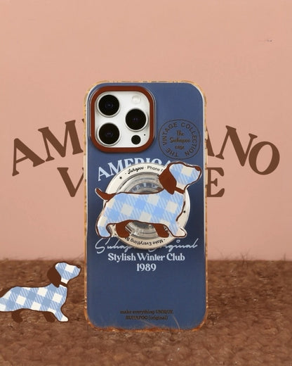 AMERICANO VINTAGE DACHSHUND CASE