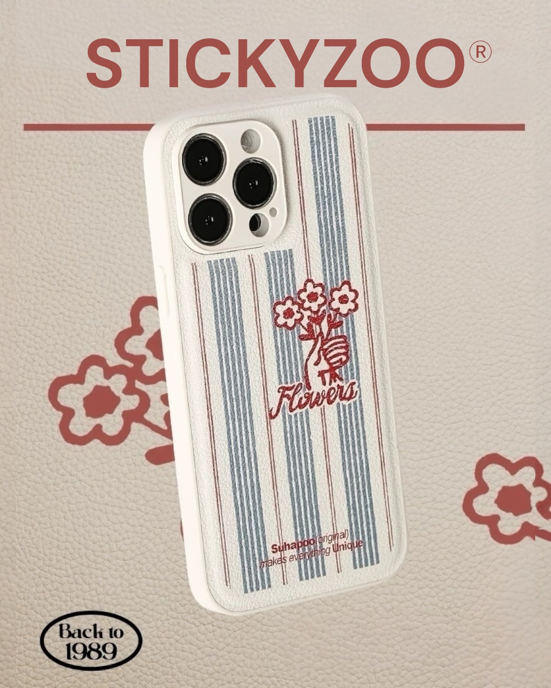 FLOWERS HANDHELD CASE