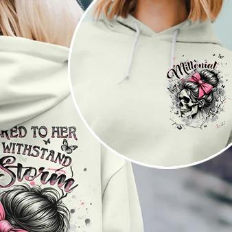 Custom Hoodie For Gen X Baby Boomers Millennial, I Am The Storm Reaper FAFO Hoodie Raised on Hose Water and Neglect 100% Cotton Two-Sided Design Women and Men Hoodie Casual Classic Fit Print Love Womenswear