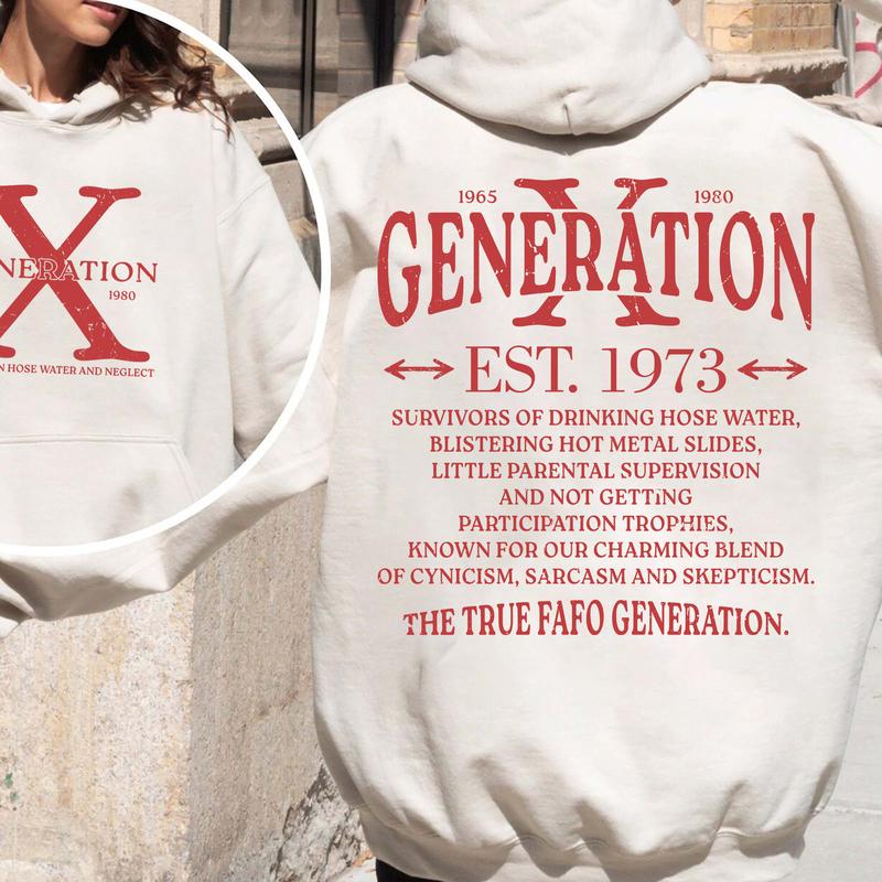 Generation X True FAFO Shirt - Comfort Cotton Top with Collar Fit Full Sizes, For Women Womenswear Embroidered