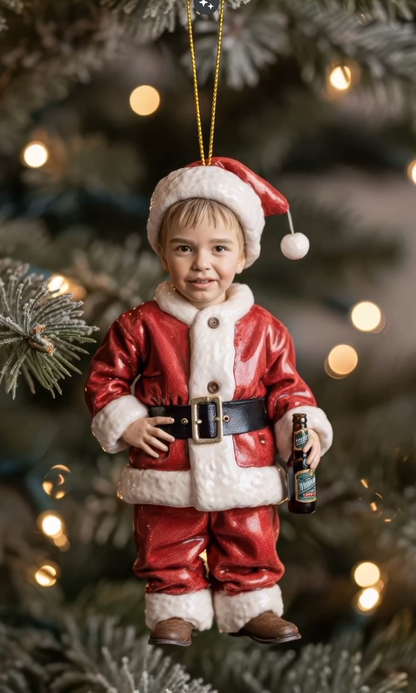 🎄Classic Winter Christmas Ornament 🎄✨ Realistic Retro-Style Kid Figurine 2025