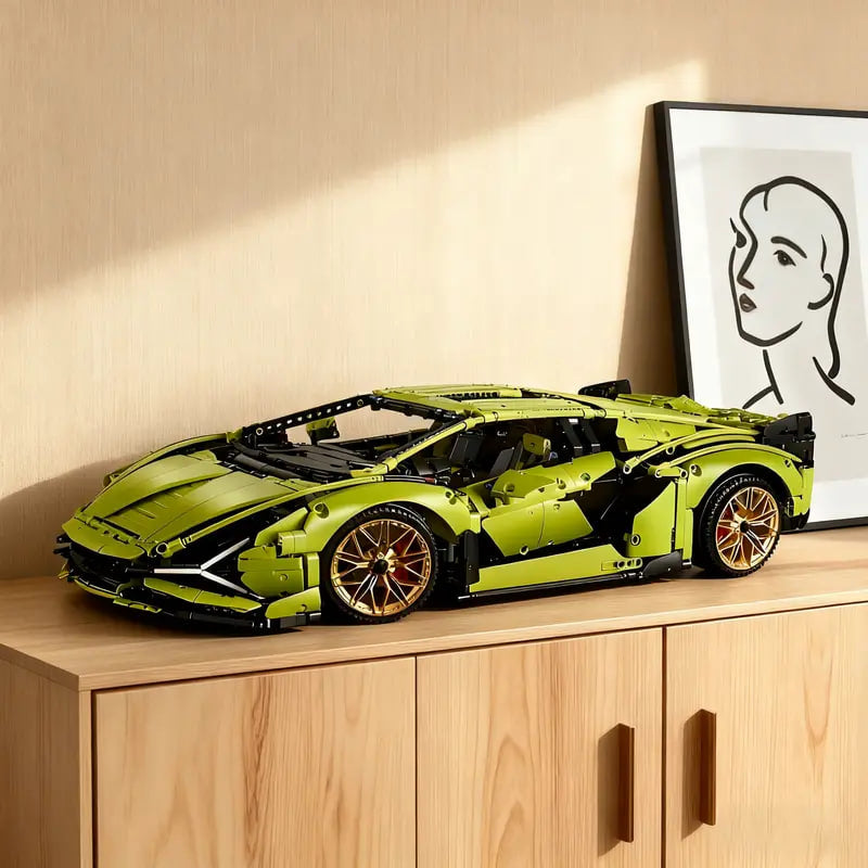 3696 Pieces Technic Sets for Adults - 1:8 scale Building car, 23.4 inches, Detailed Model Car Kit for Men & Women, Ages 18+ Years - Display in Room as Decor