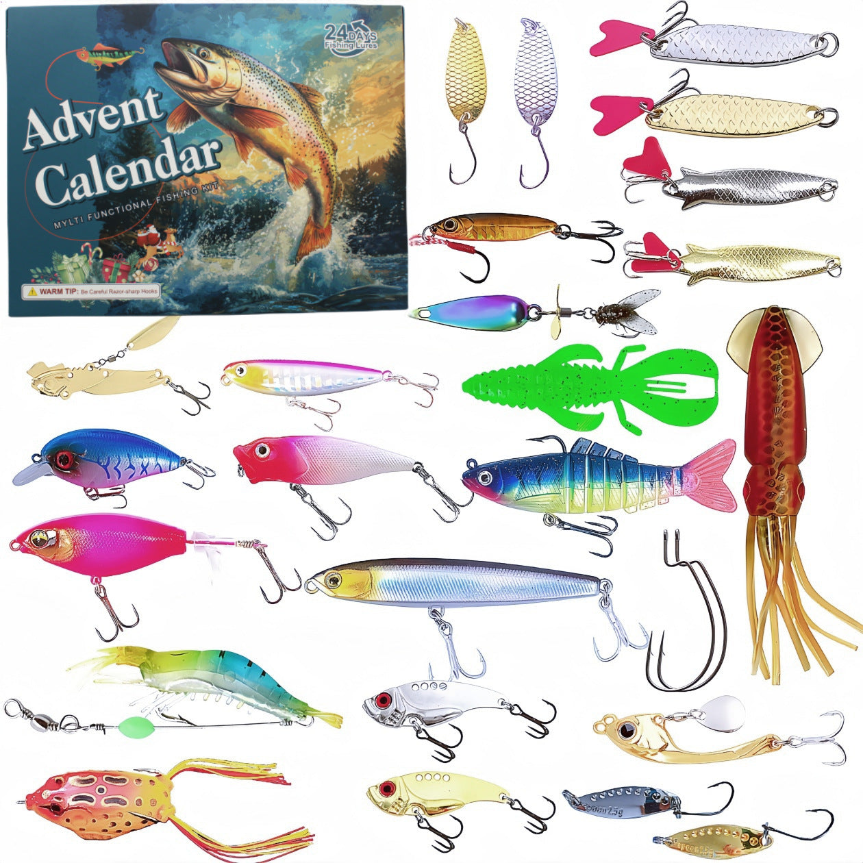 Fishing Advent Calendar - 24 Days Christmas